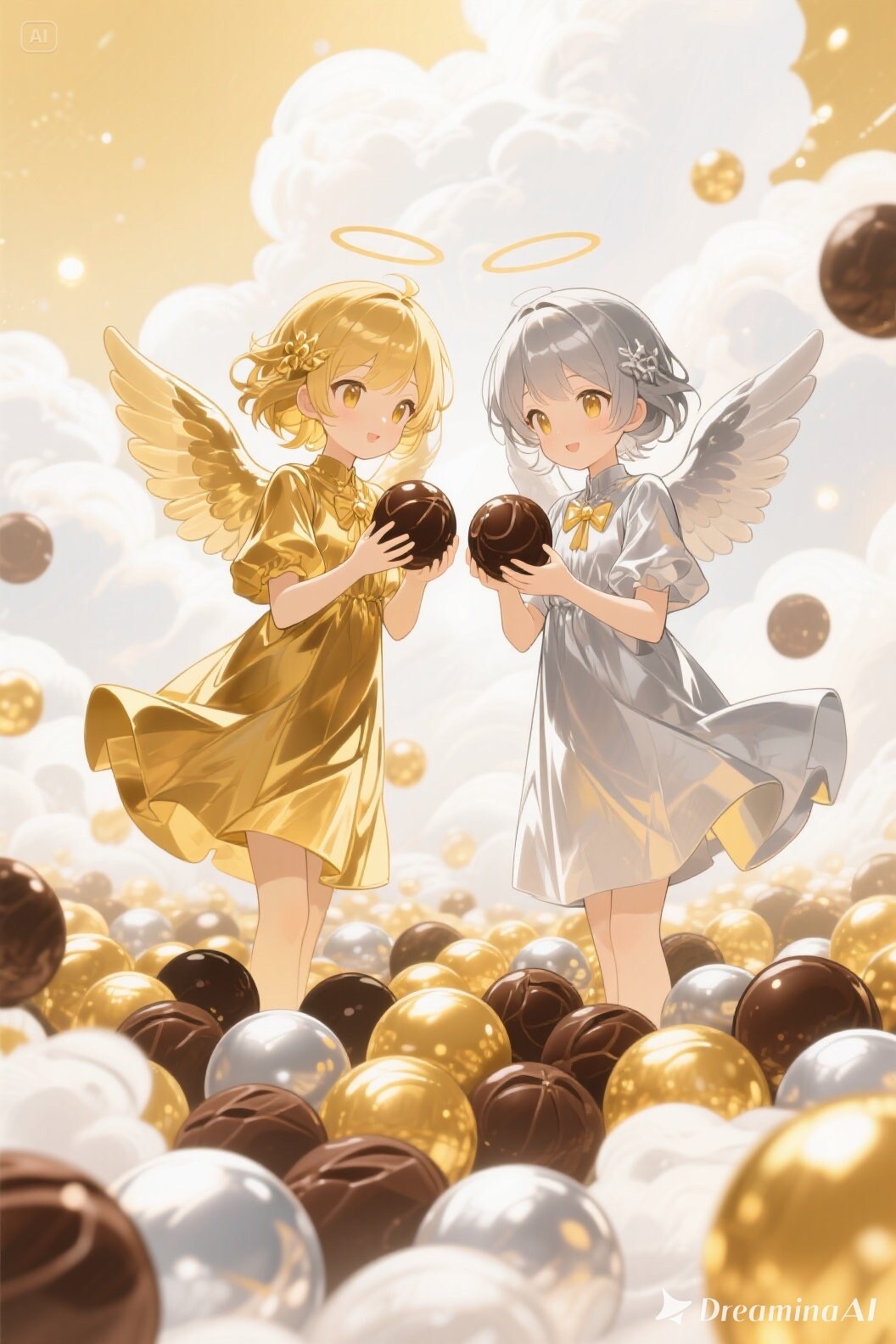 金と銀のエンゼル438 | の人気AIイラスト・グラビア