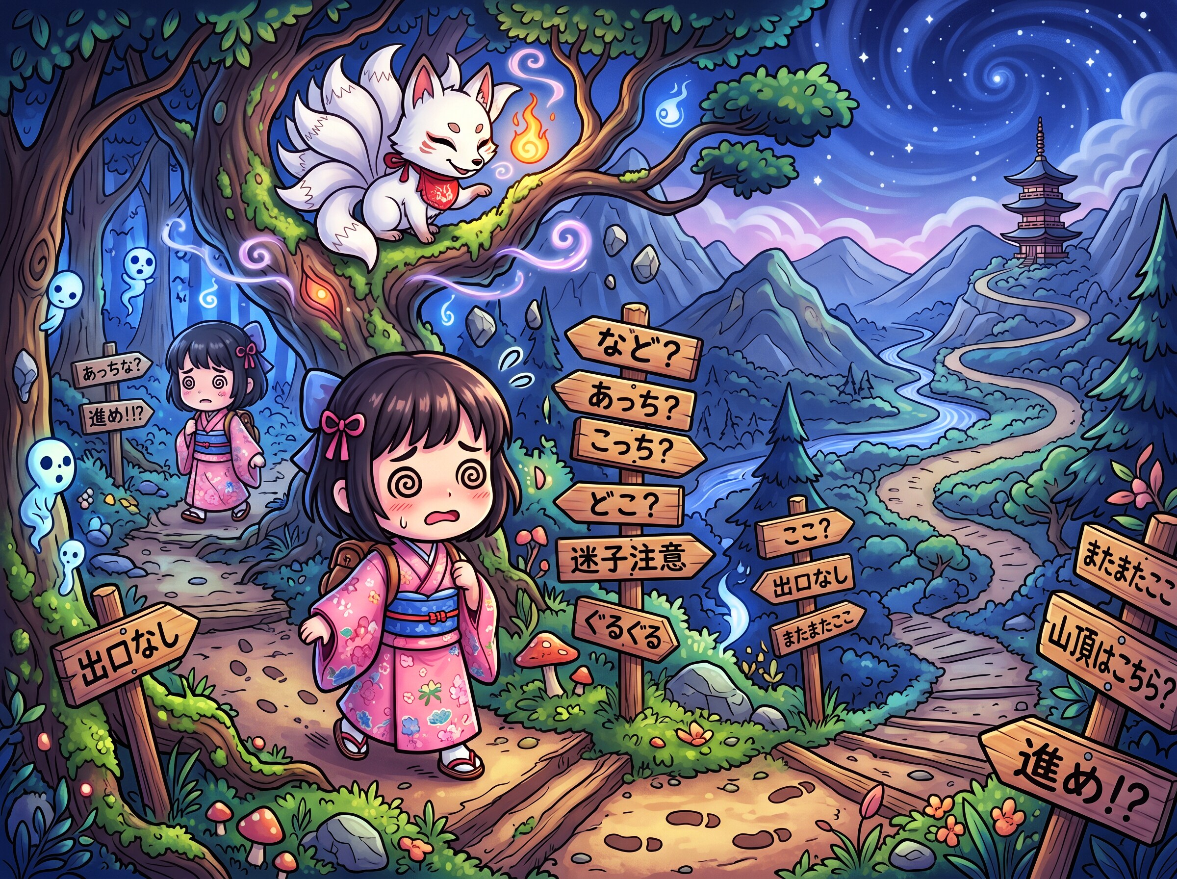 狐に化かされる