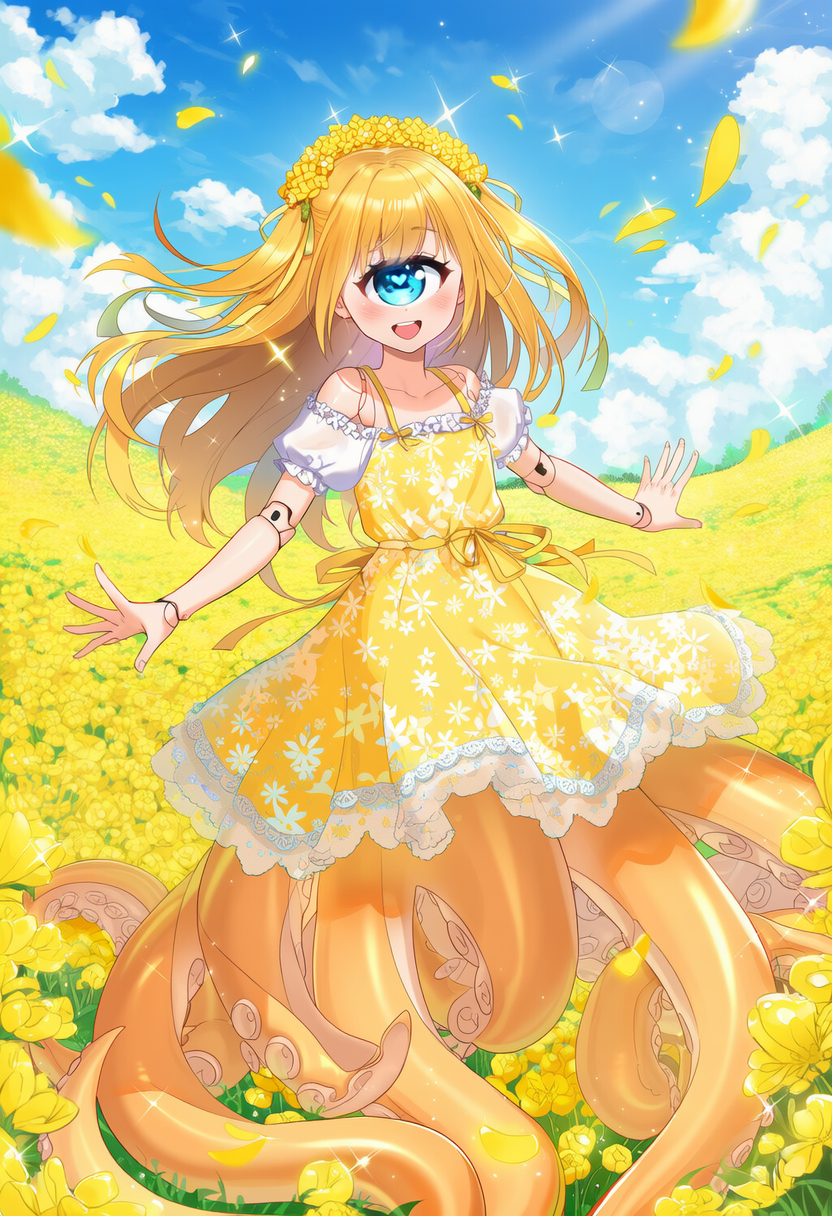 単眼スキュラ　doll joints　春の花２ | の人気AIイラスト・グラビア