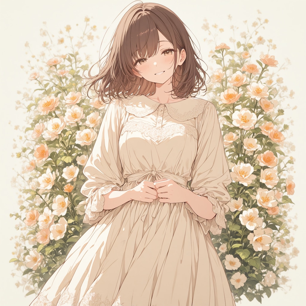 花と女の子