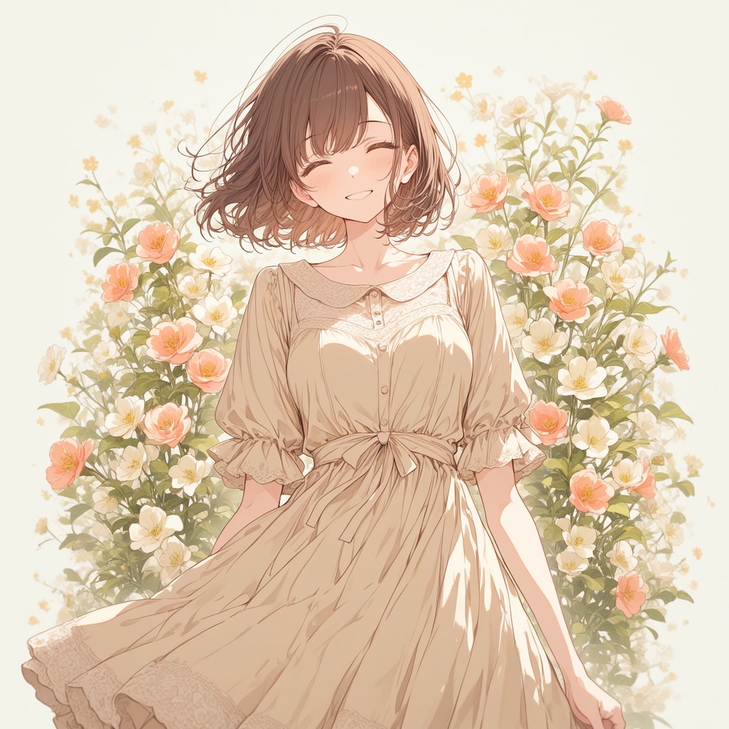 花と女の子