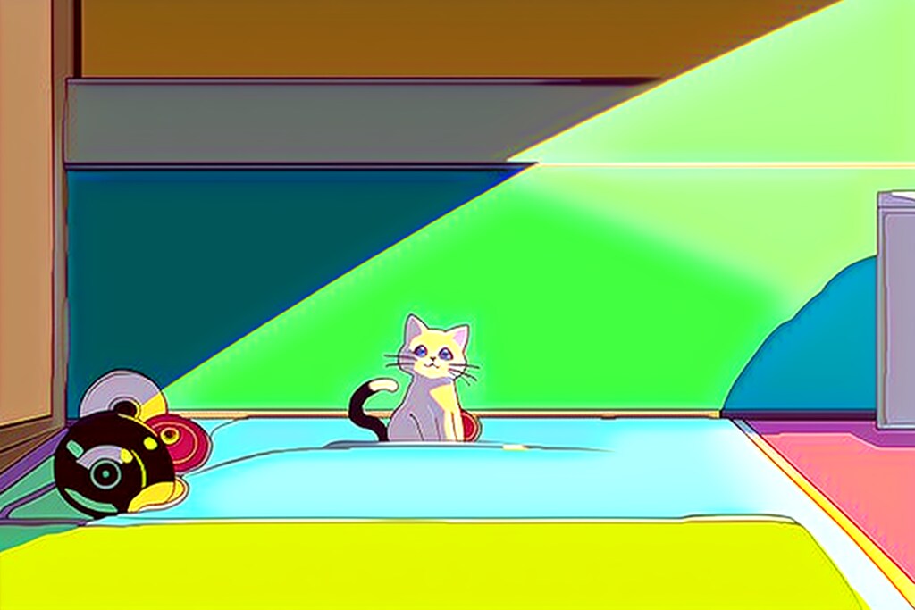 ちょこんと子猫