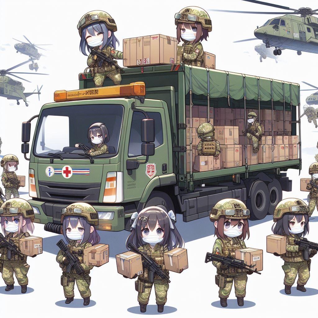 最新ライフル、小型銃、軍支給品を整備整頓