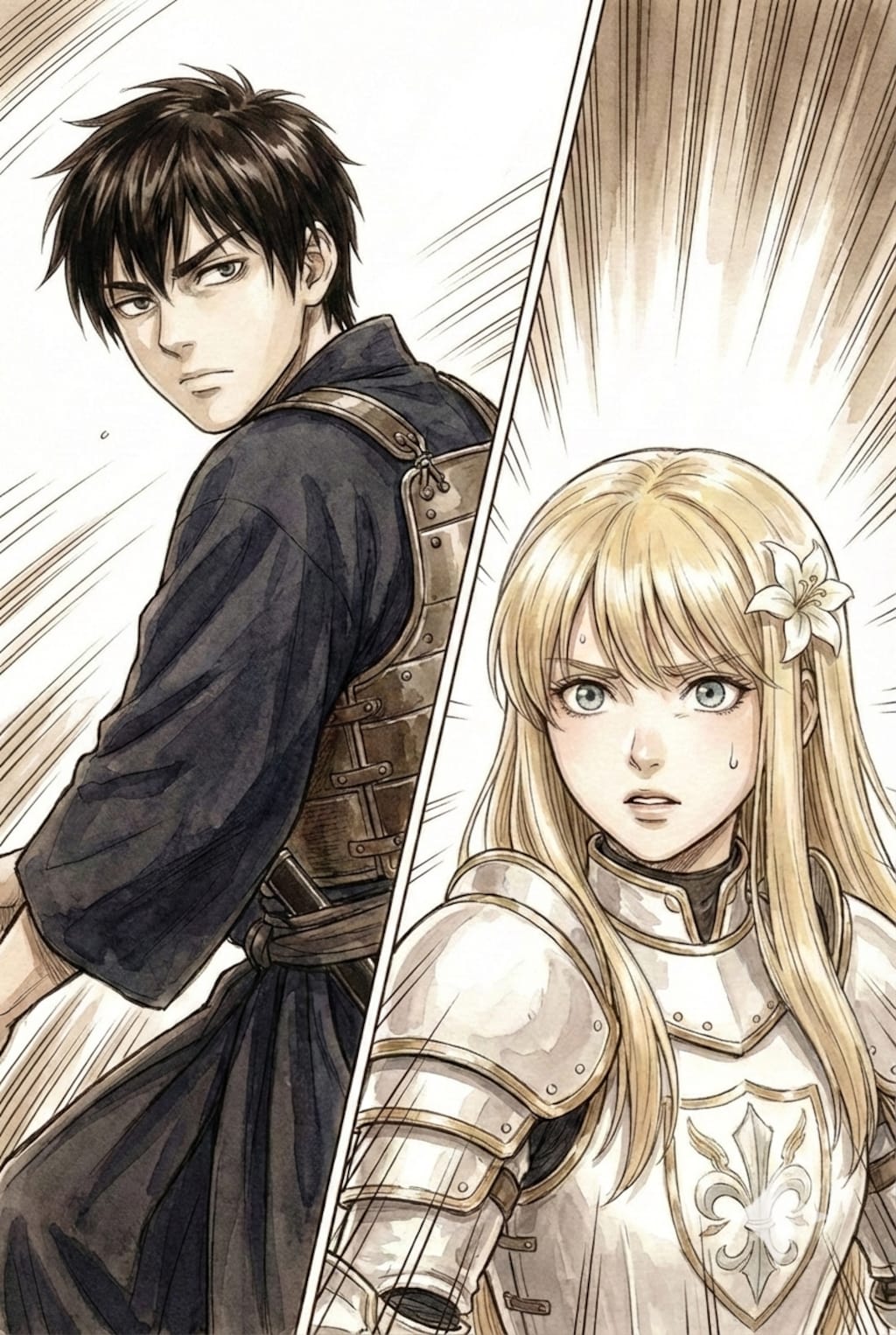 「待ちなさい！これはあなたの護符…死ぬつもりですか！」「あわよくば、な」「…？！」