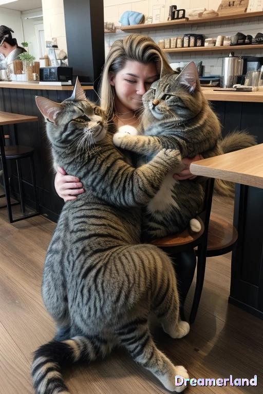 メイクーンの猫カフェ