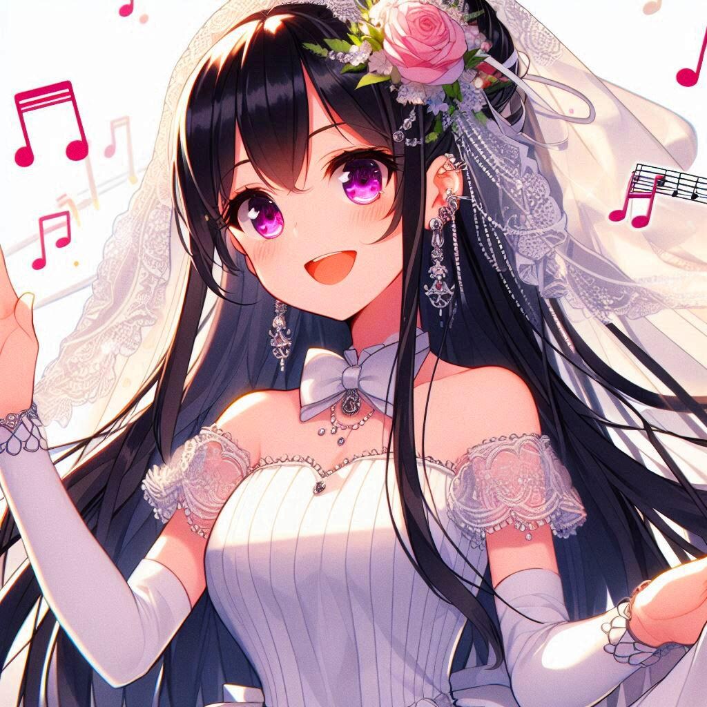 結婚式の二次会を開く、うちの子＊(12枚)