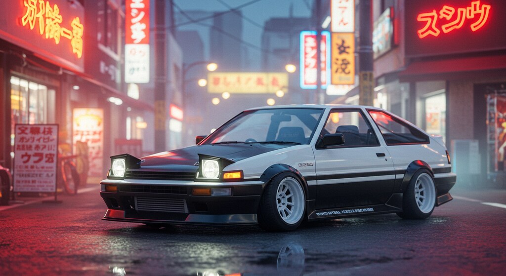 AE86のドリ車
