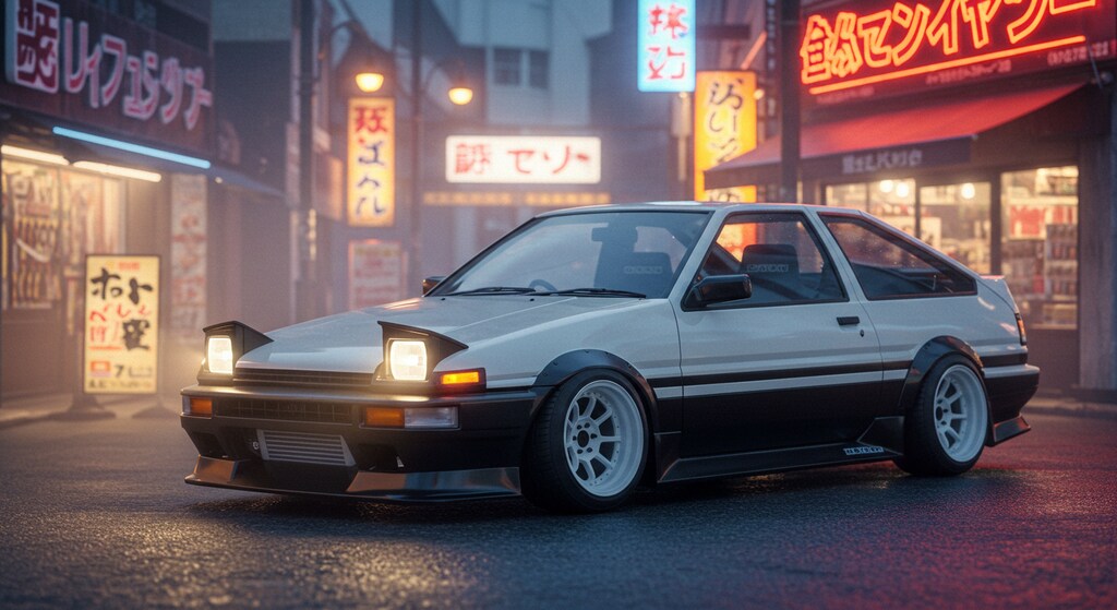 AE86のドリ車