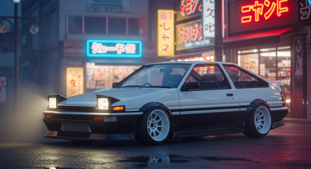 AE86のドリ車
