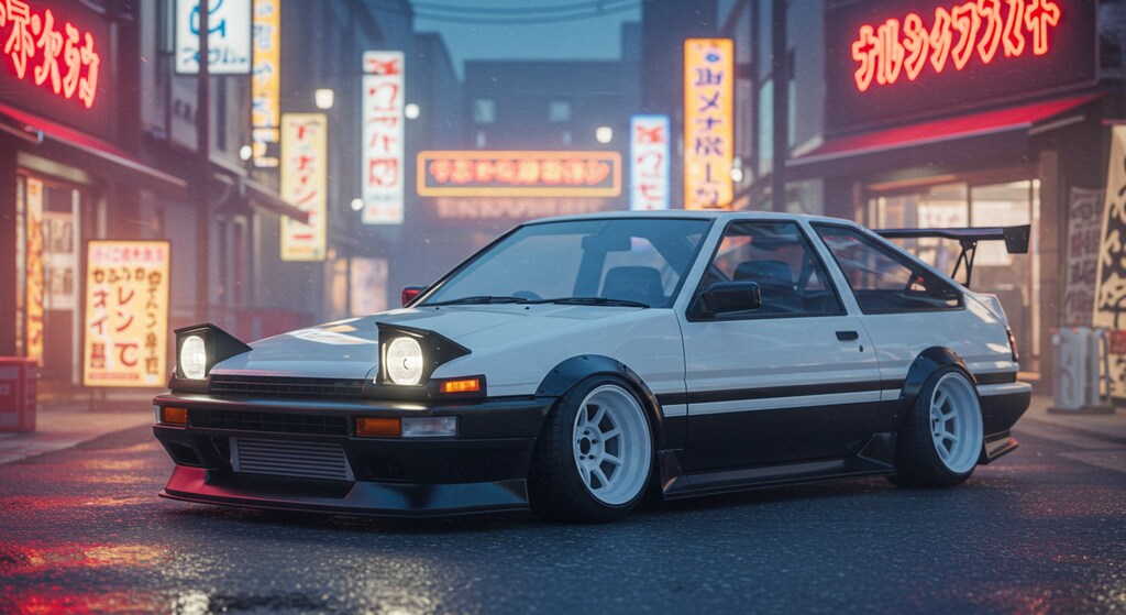 AE86のドリ車