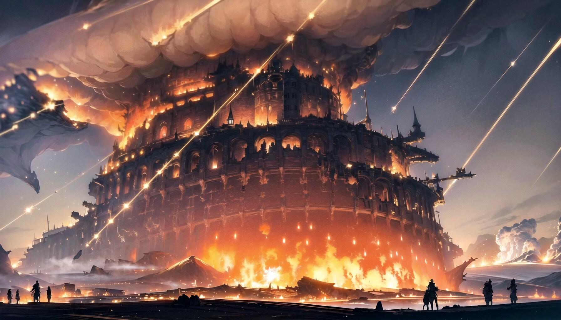 Burn down the enemy
