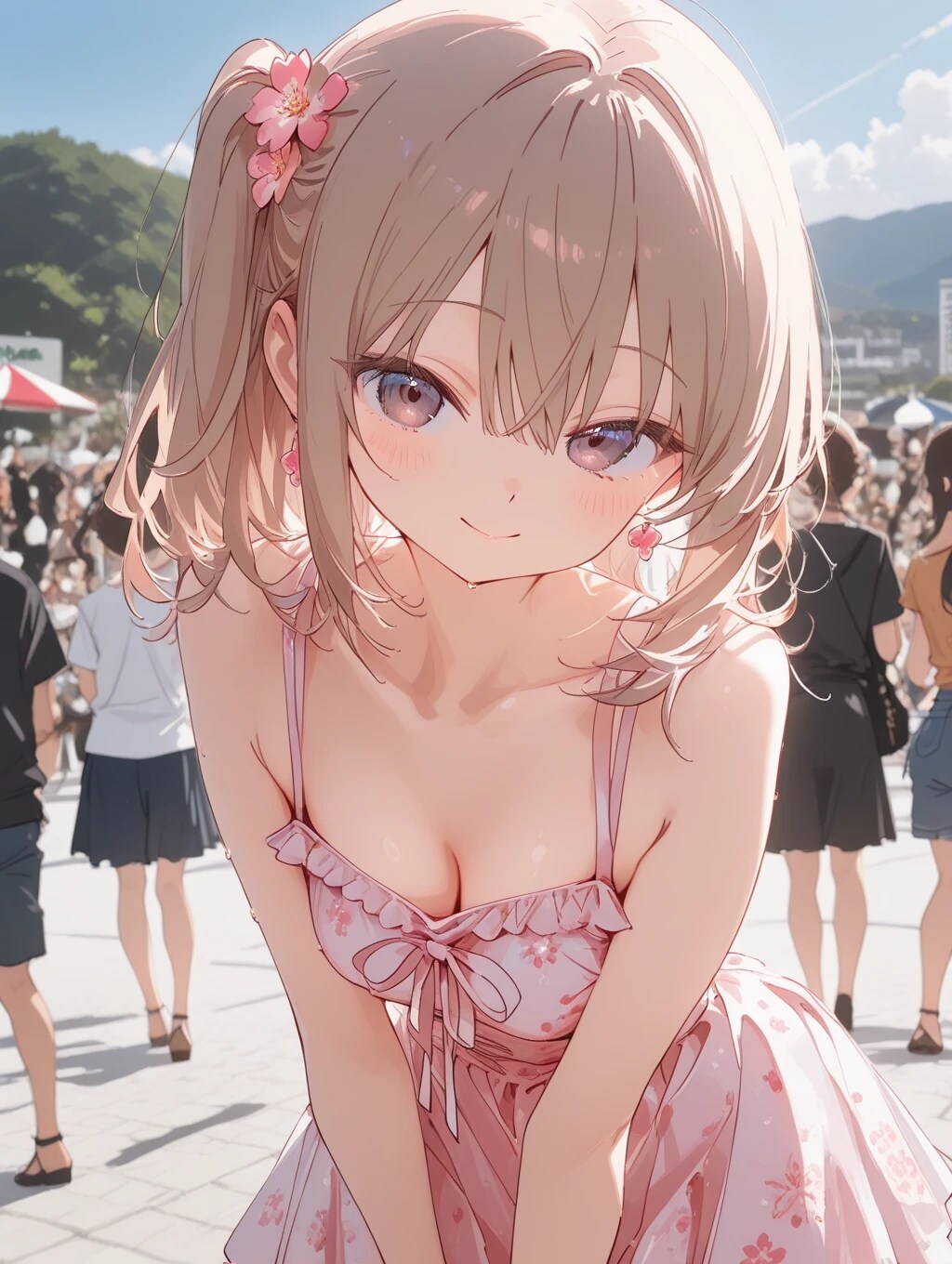 「どう？ 似合ってる...かな？」