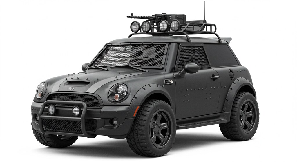 ミニクーパー軍用車