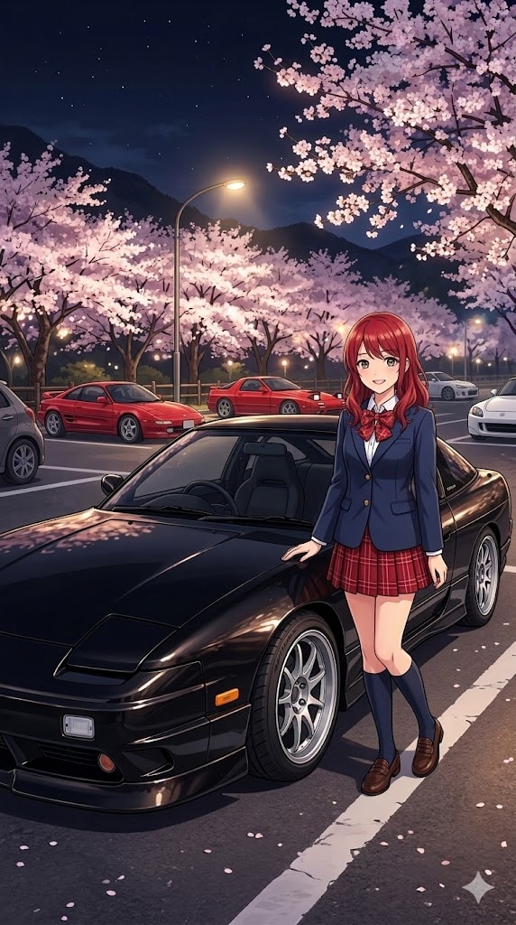 レッドヘアちゃんと180sx | の人気AIイラスト・グラビア
