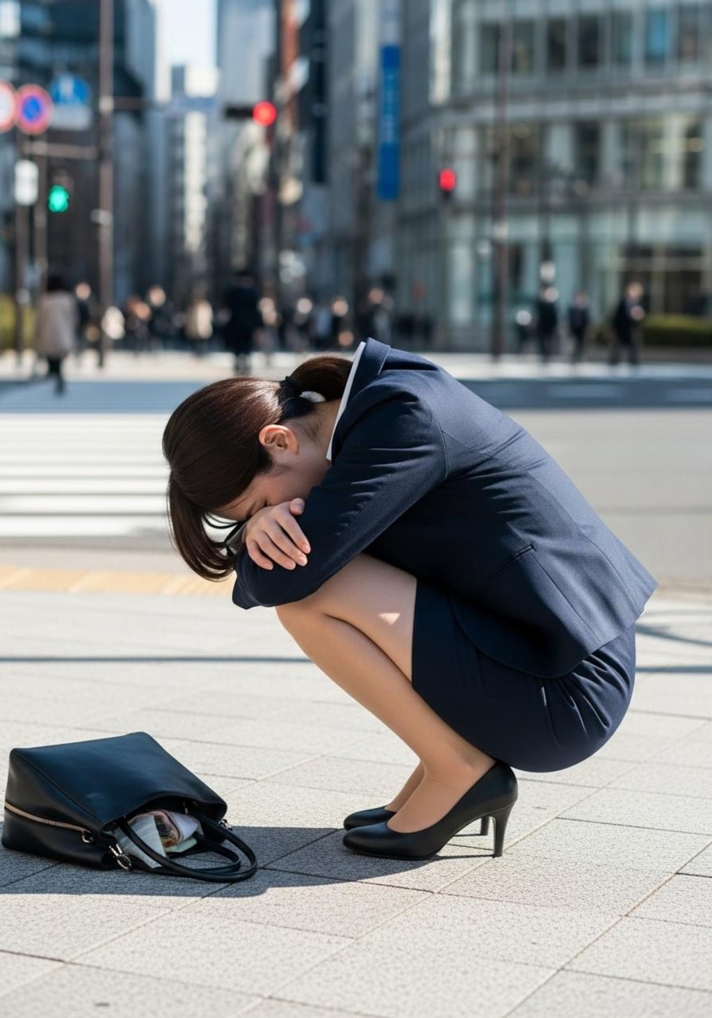 よく転ぶＯＬさん。