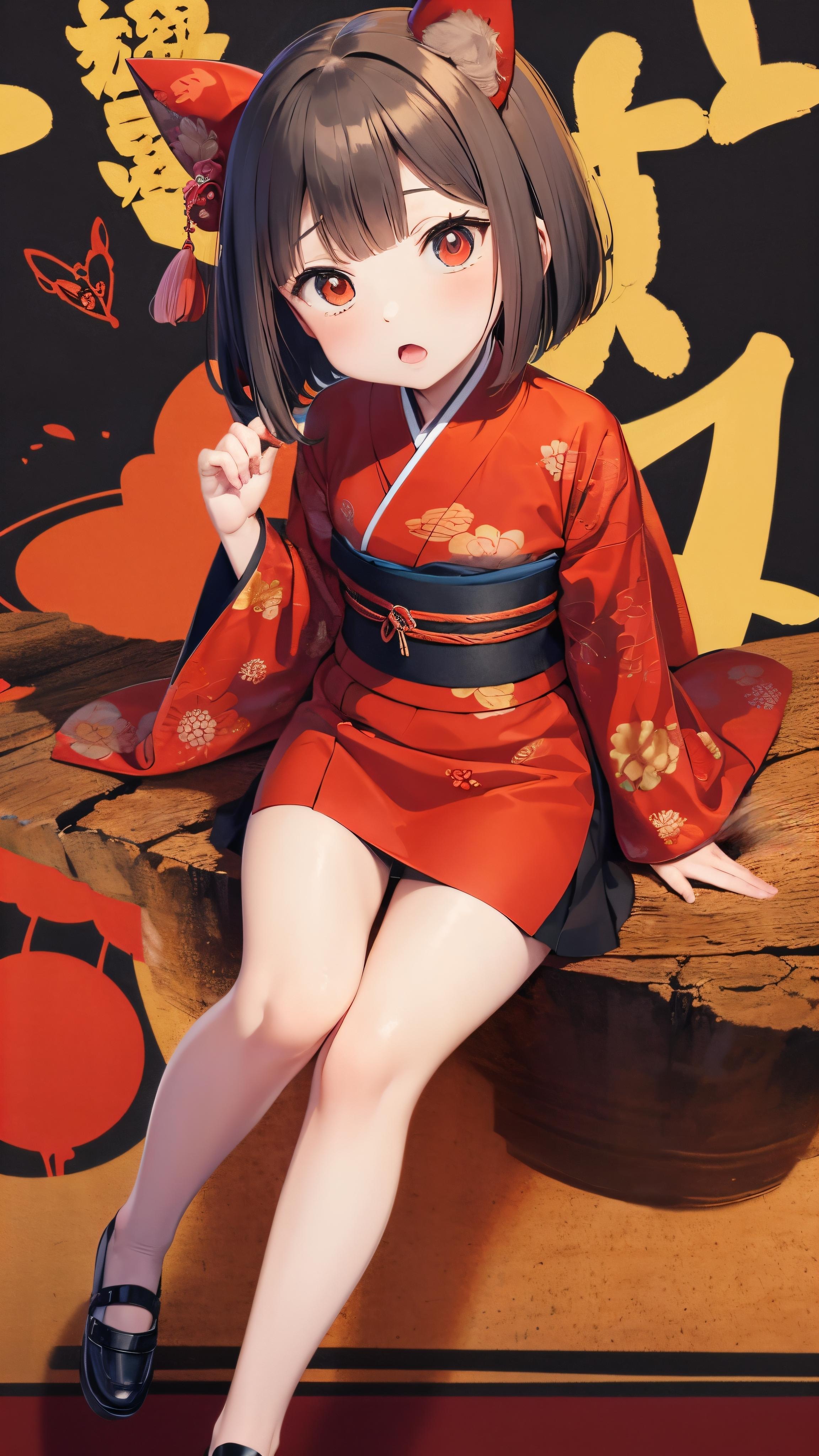 着物キャットガール