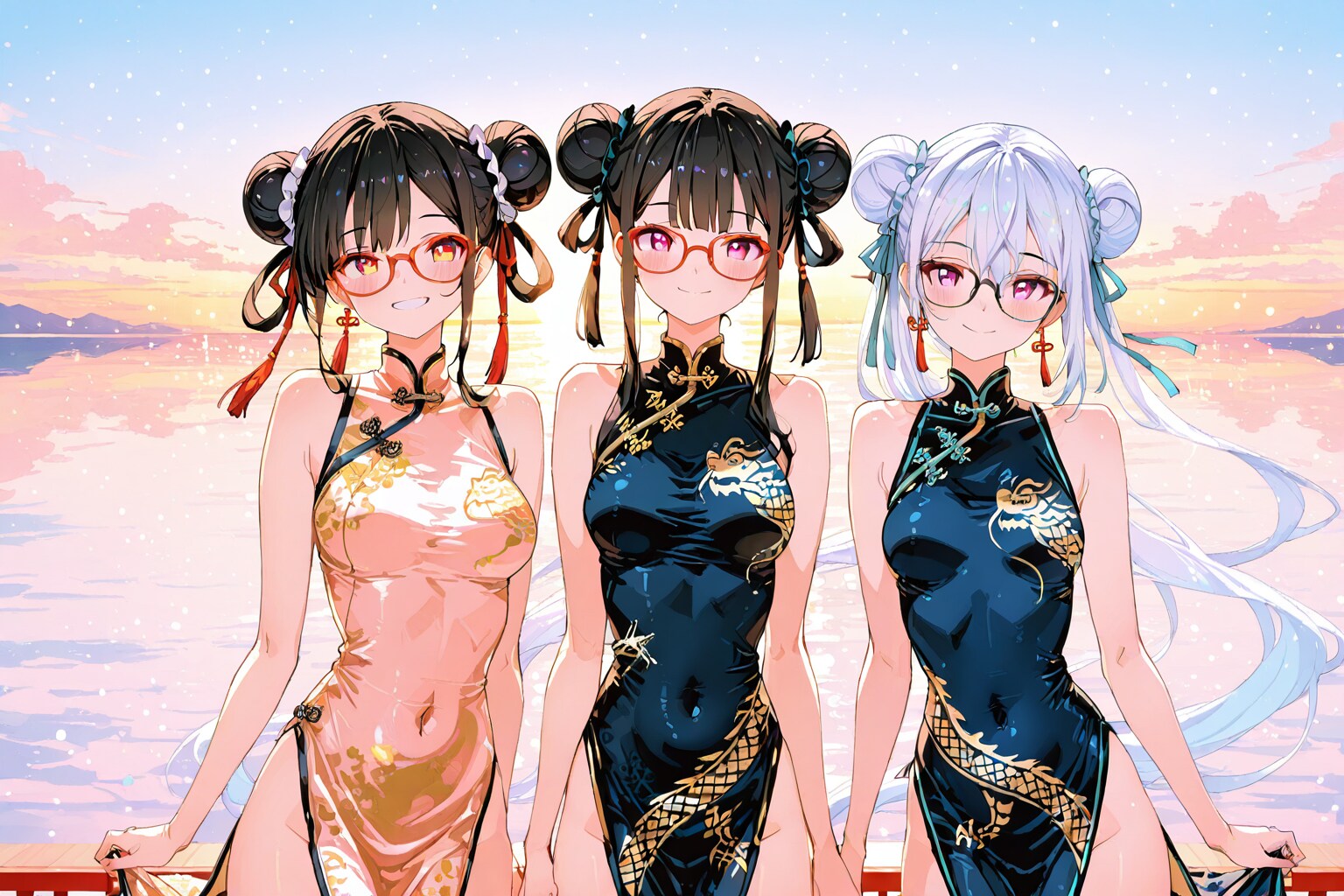 三つ子。