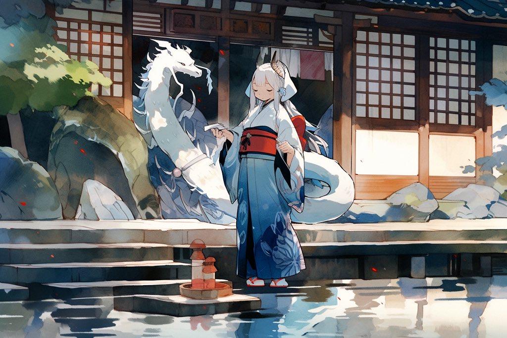 龍と少女と