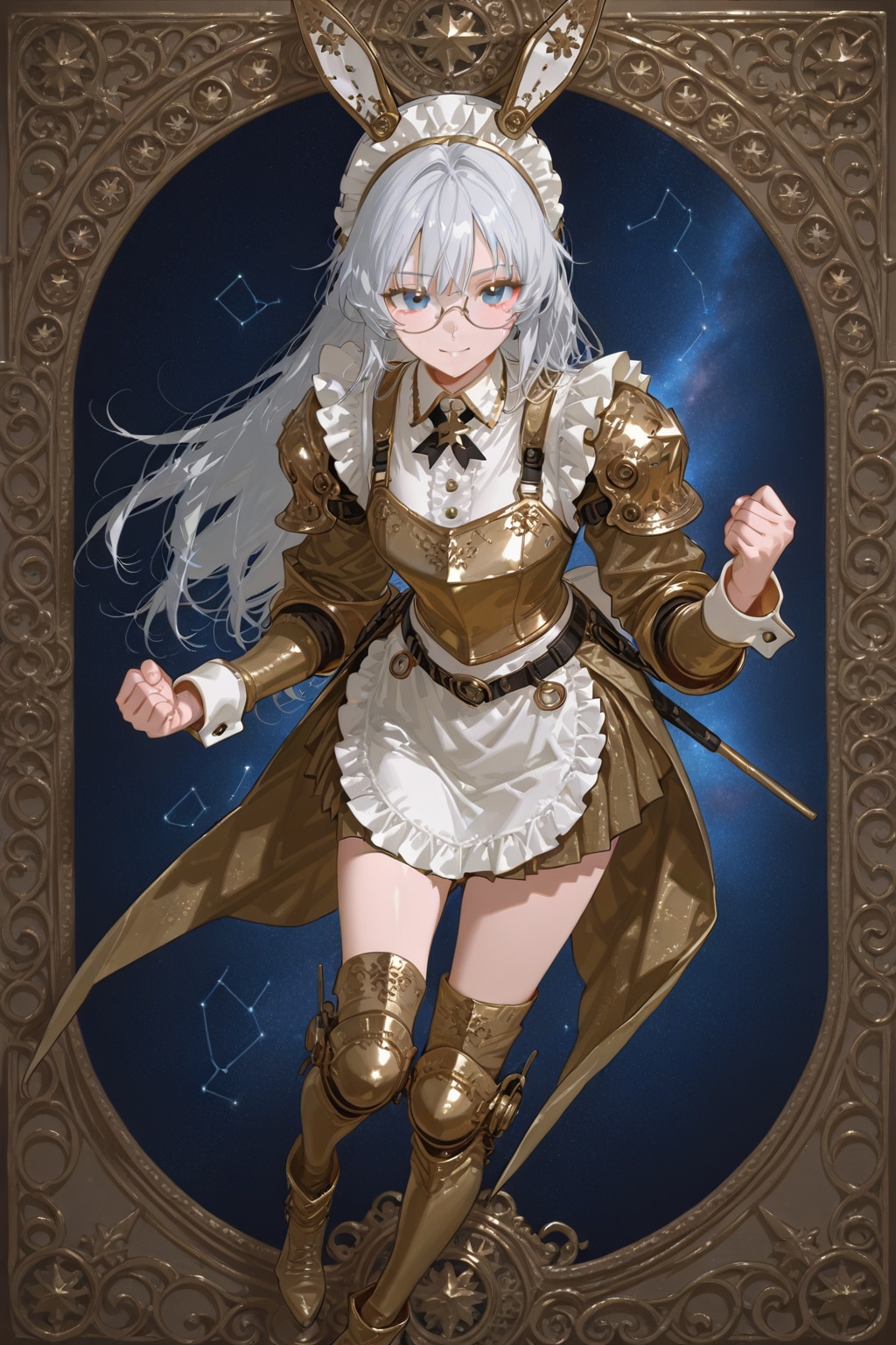 バニーメイド(ゴールドフレーム)