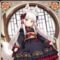 【実験】座敷童子 × 和ゴスロリータ × 白狐耳 3枚目