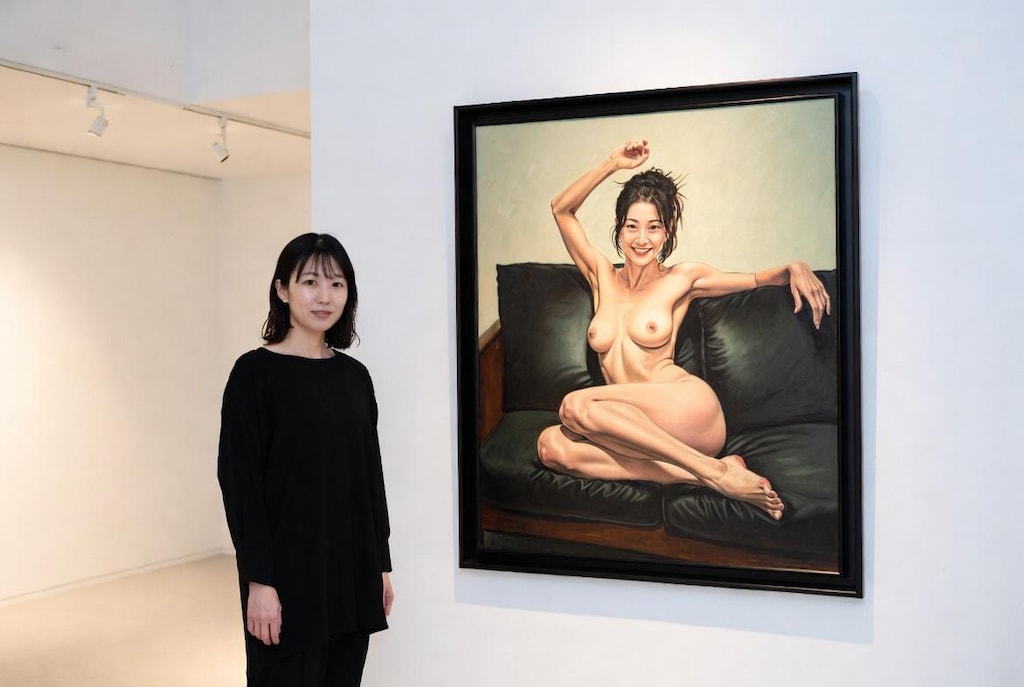 写実的絵画展。