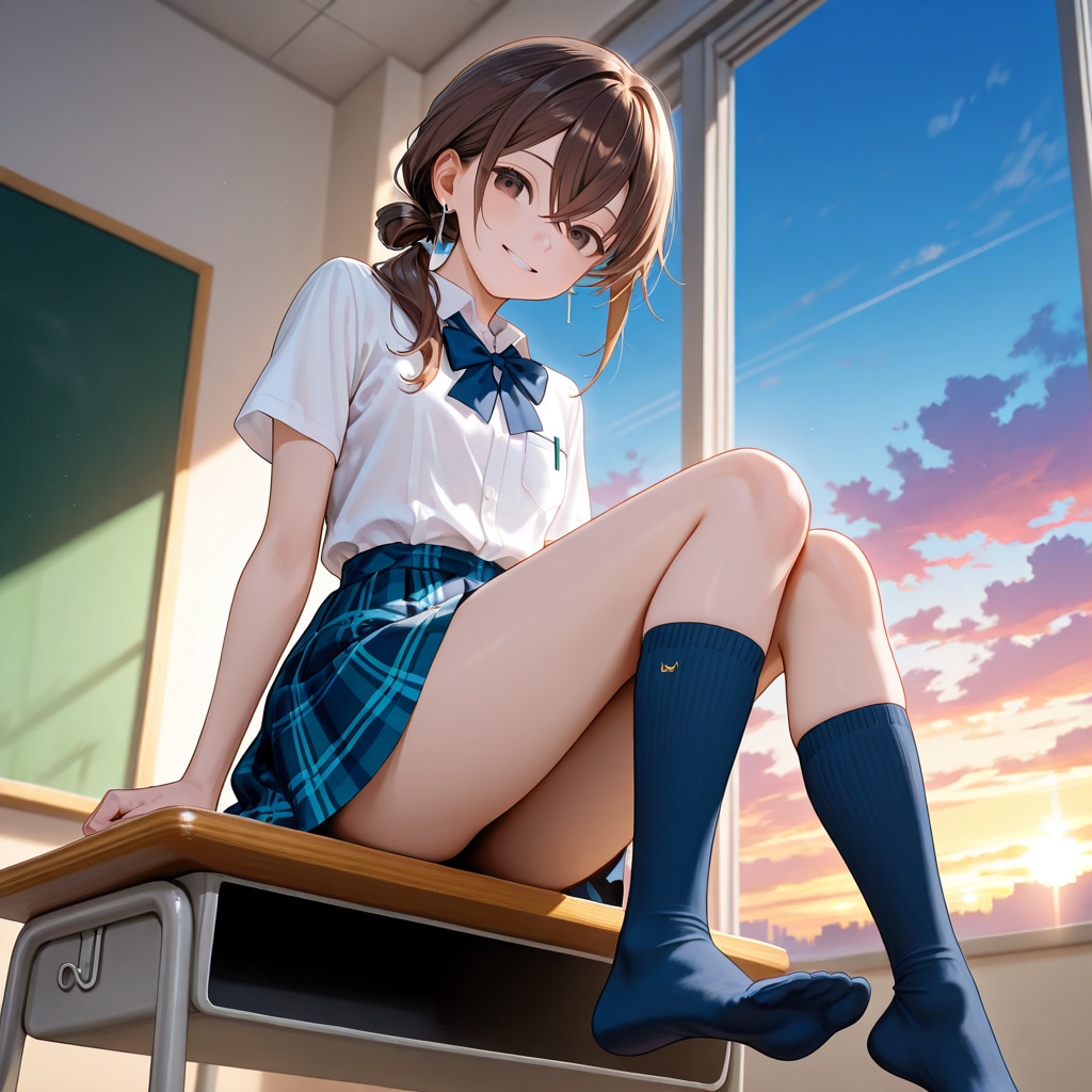 歩美 Summer School Uniform (11)