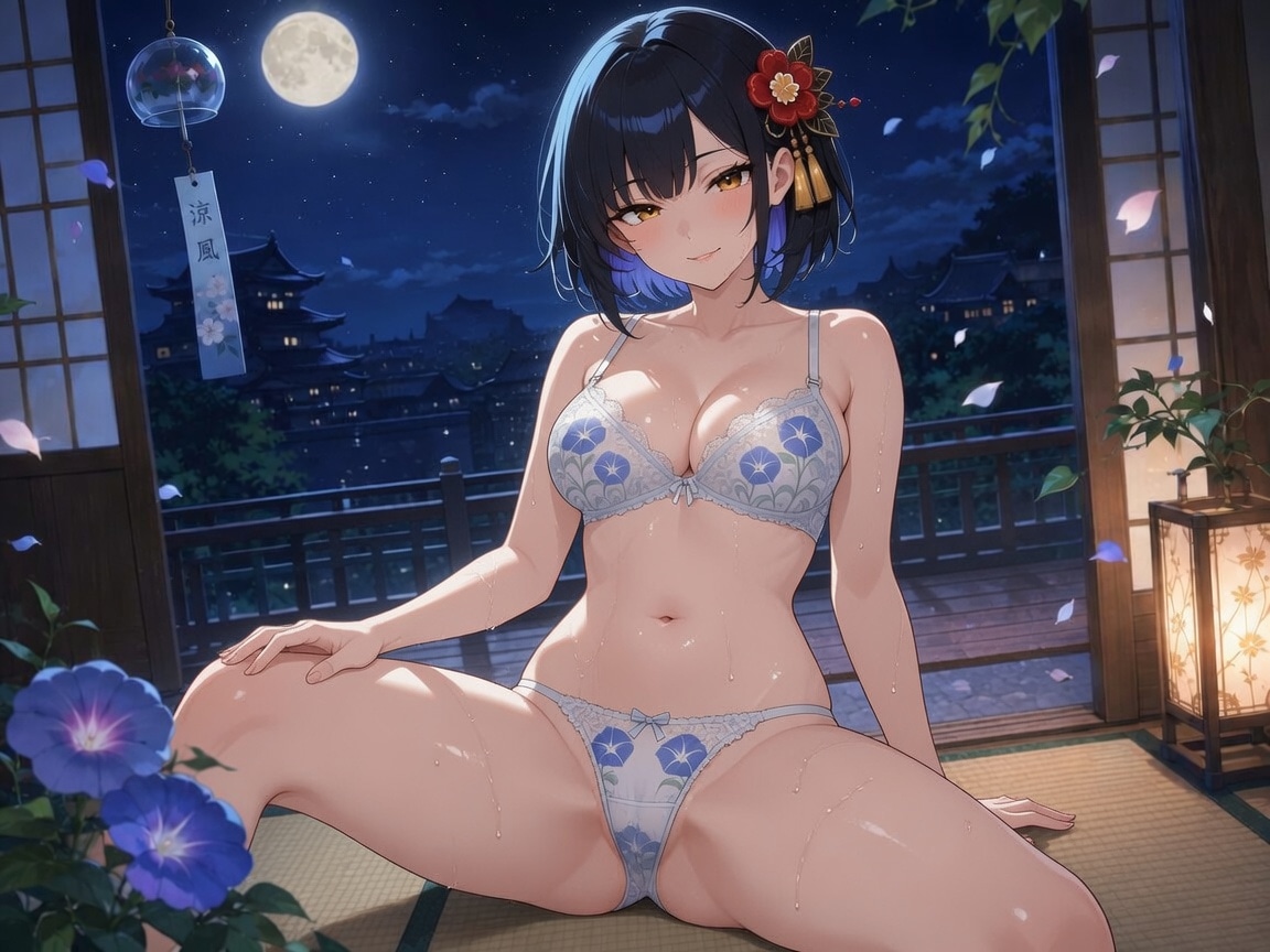 浴衣全部脱いじゃた