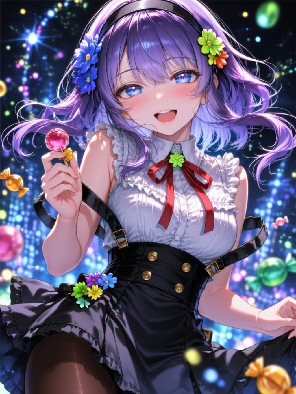 紫髪の女の子