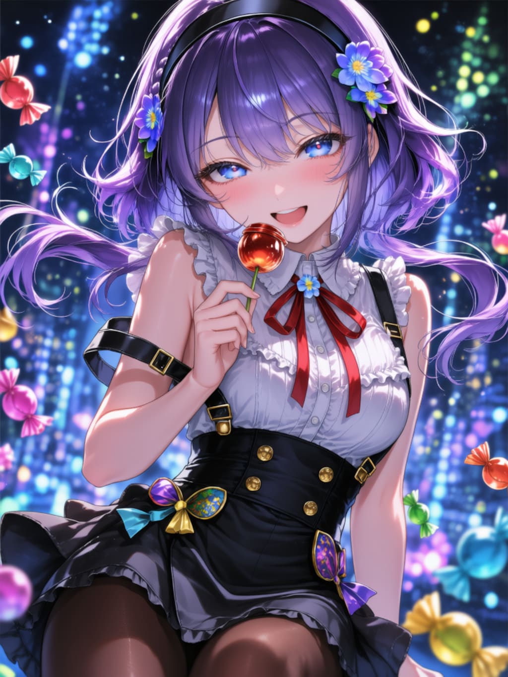 紫髪の女の子