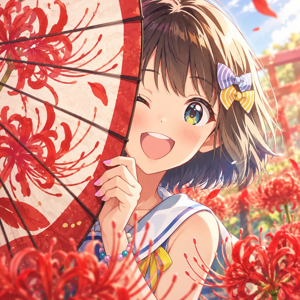 こんにちは曼珠沙華（３）３時のアイドル　GPTimages2.5