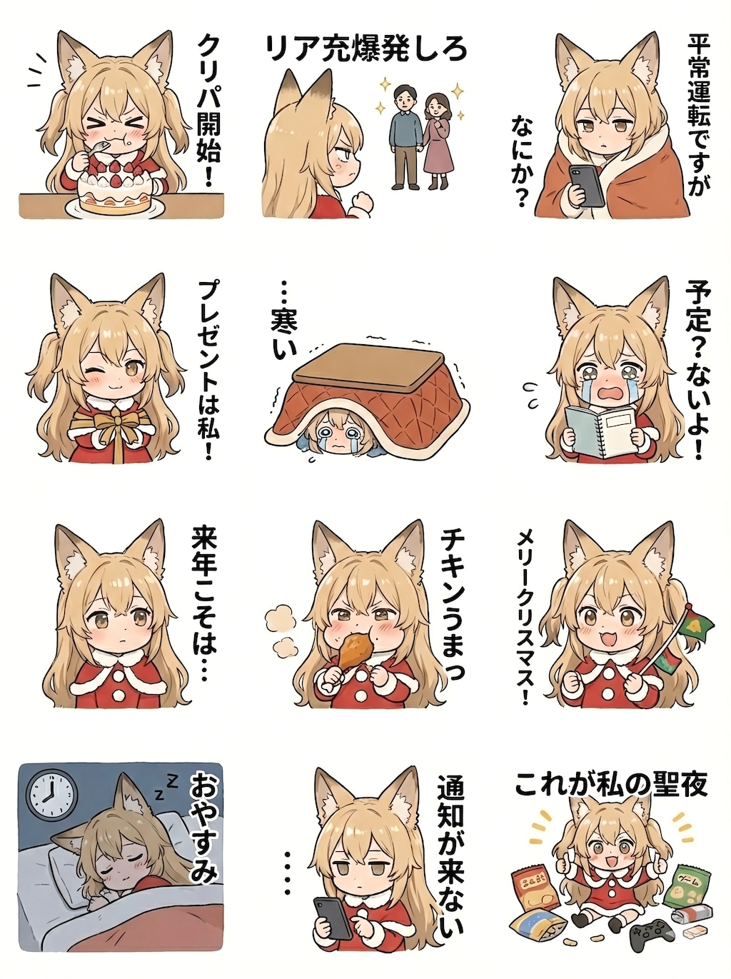 Bittersweet Christmas Stickers