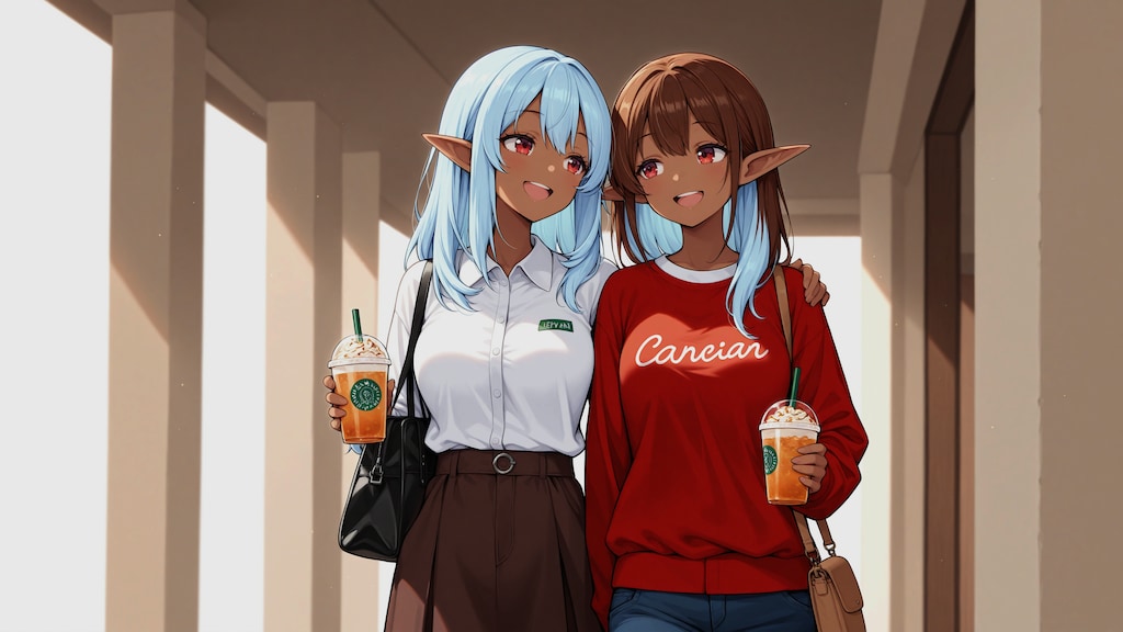 エルフちゃんの日常