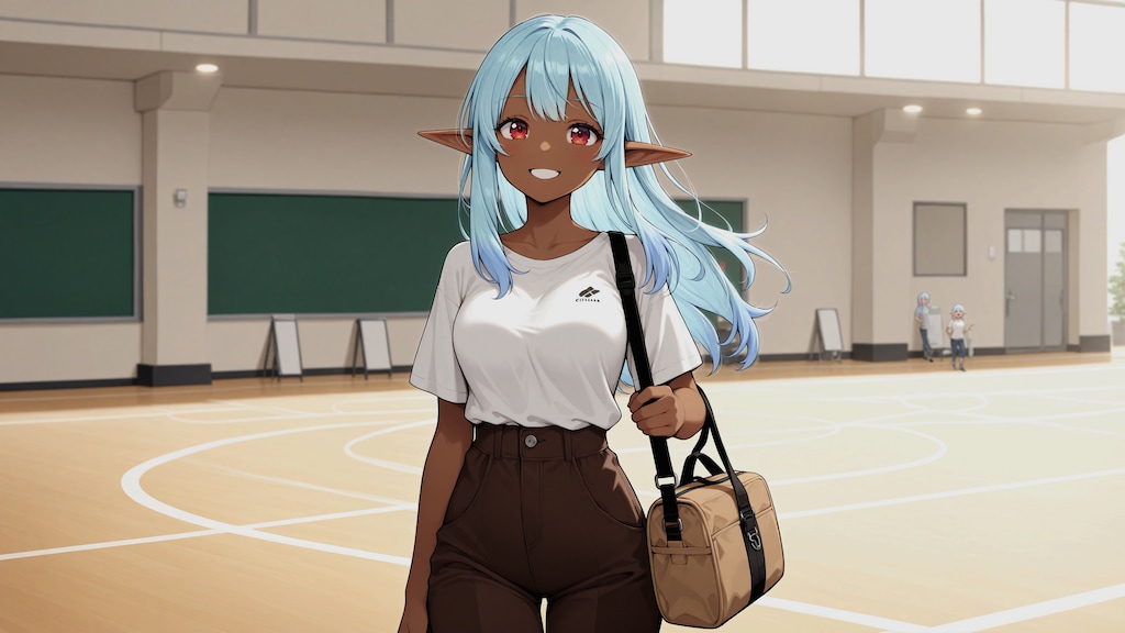 エルフちゃんの日常