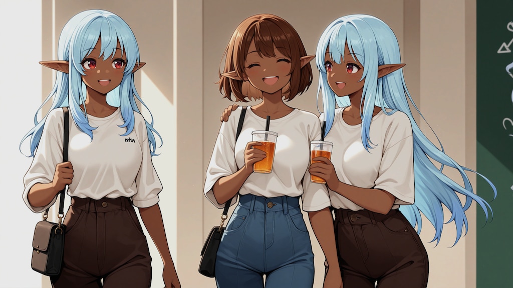 エルフちゃんの日常