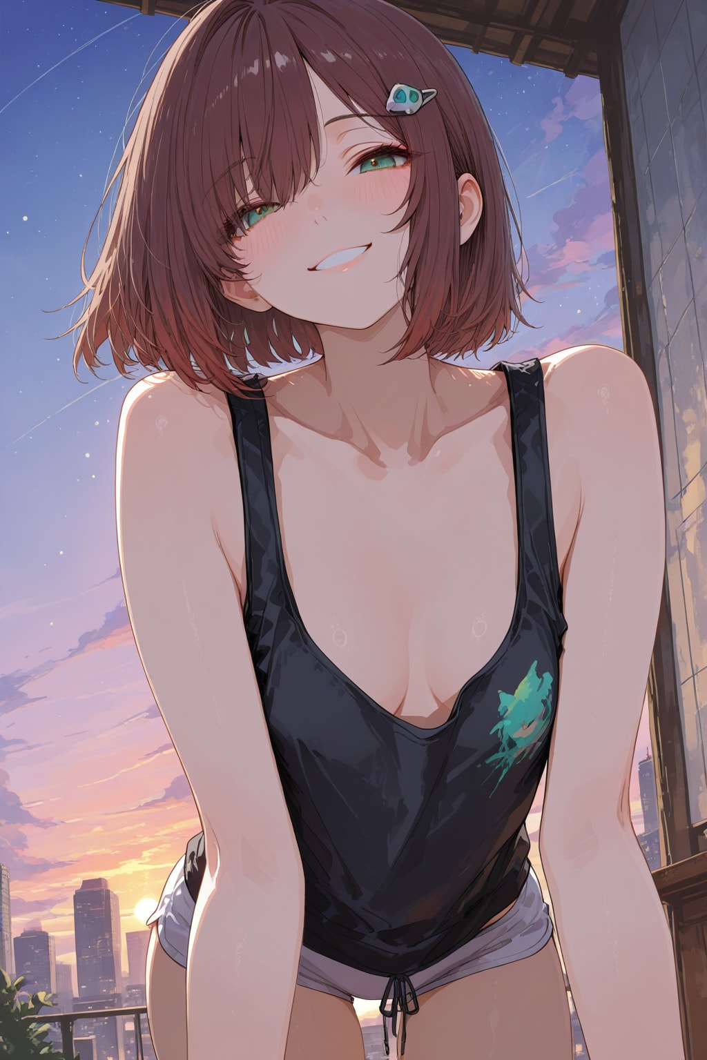 暗くなったね