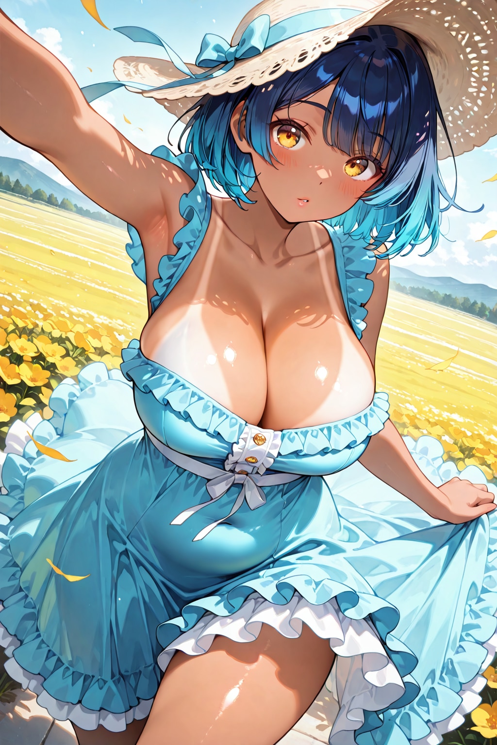 青とドレス①