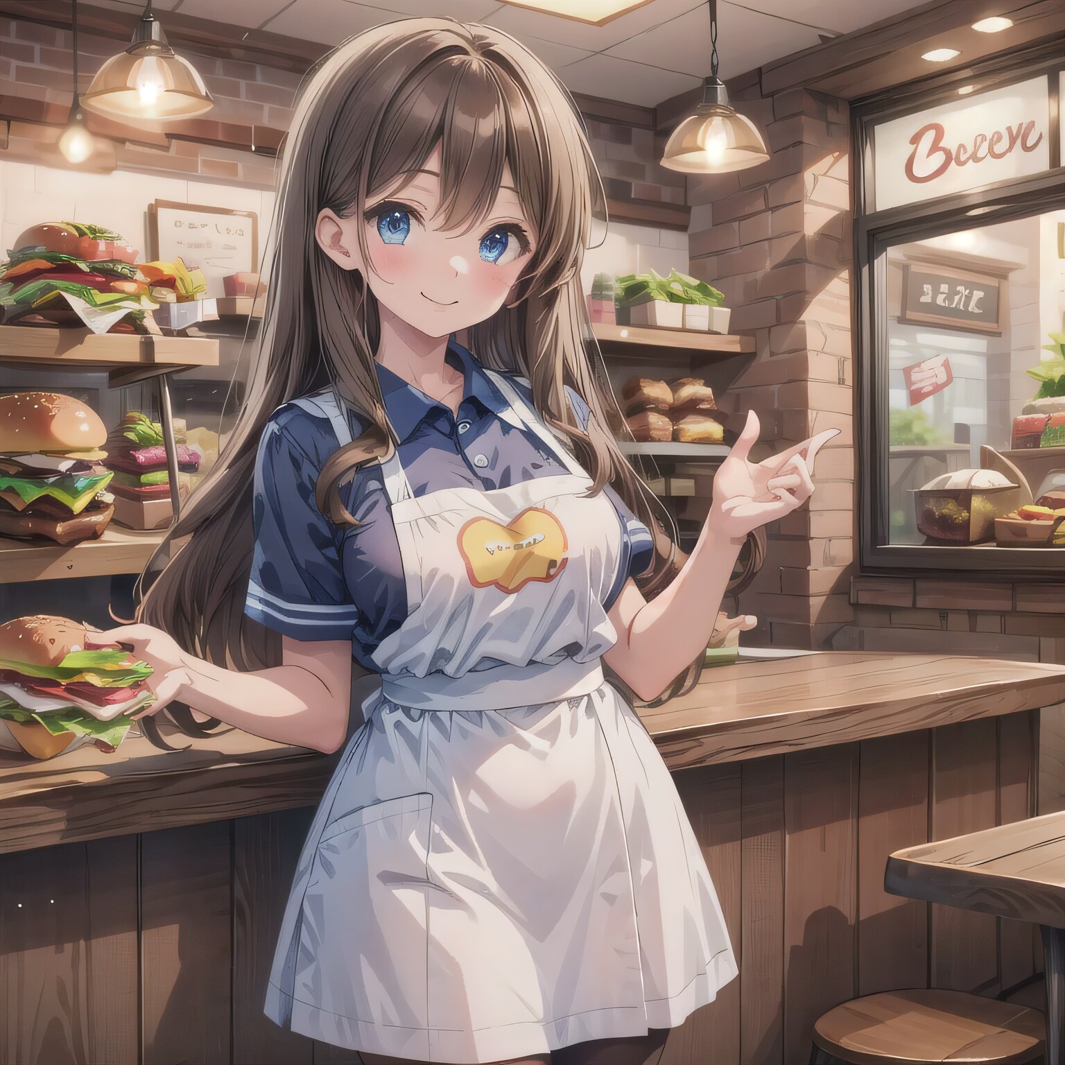 黒髪ロングでクルーの少女１４ | の人気AIイラスト・グラビア