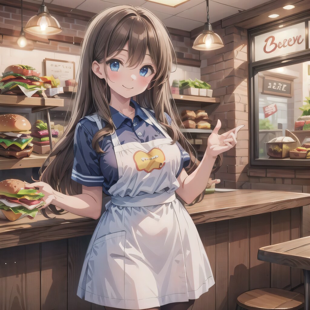 黒髪ロングでクルーの少女１４