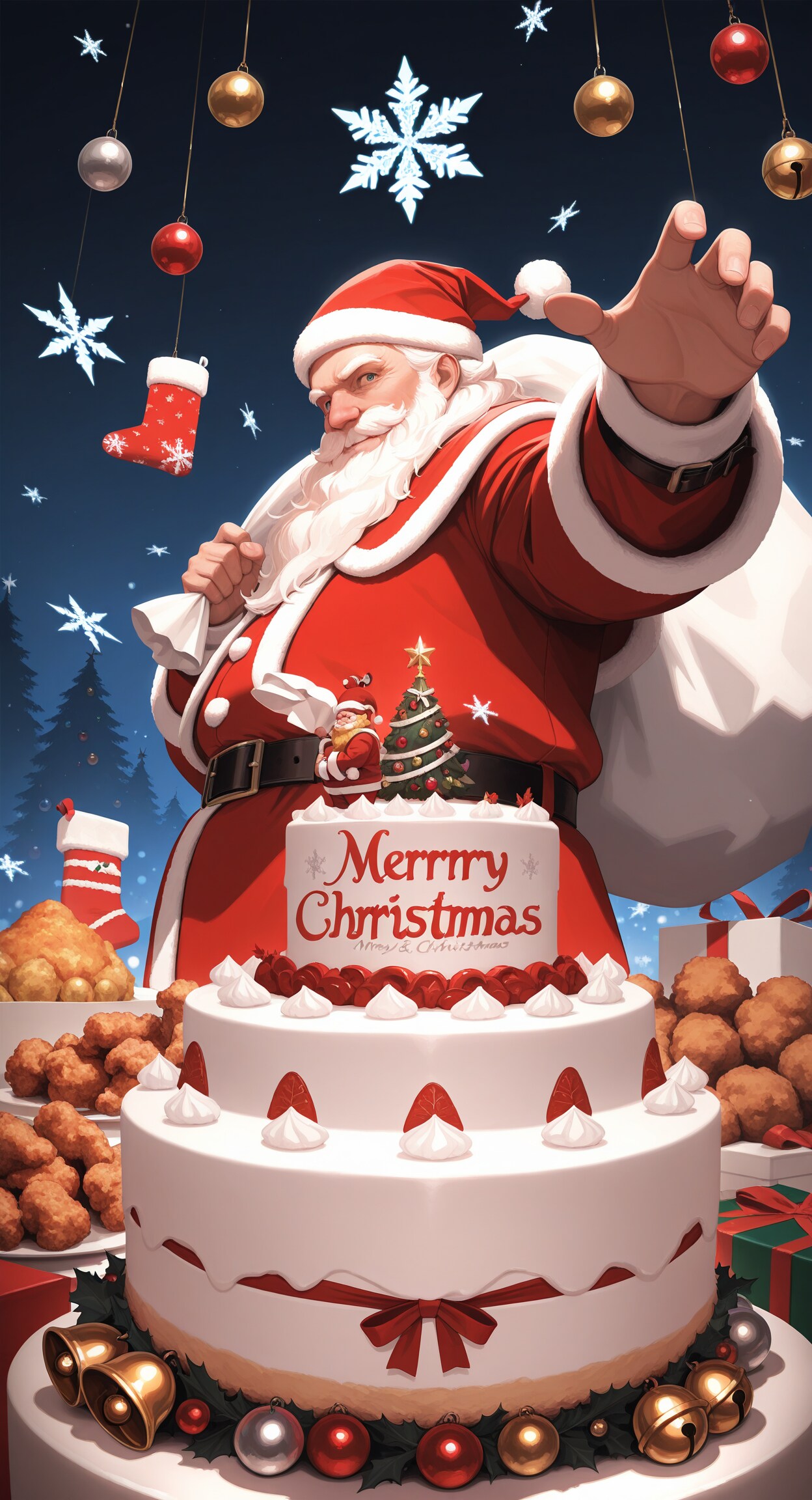 ちちぷいクリスマス 4 | の人気AIイラスト・グラビア