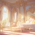 商用可》ロココ調クラシック邸宅イラスト背景素材集🌹《無料5点/全144点》 3枚目
