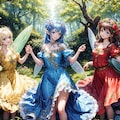 踊る妖精の三人衆 3枚目