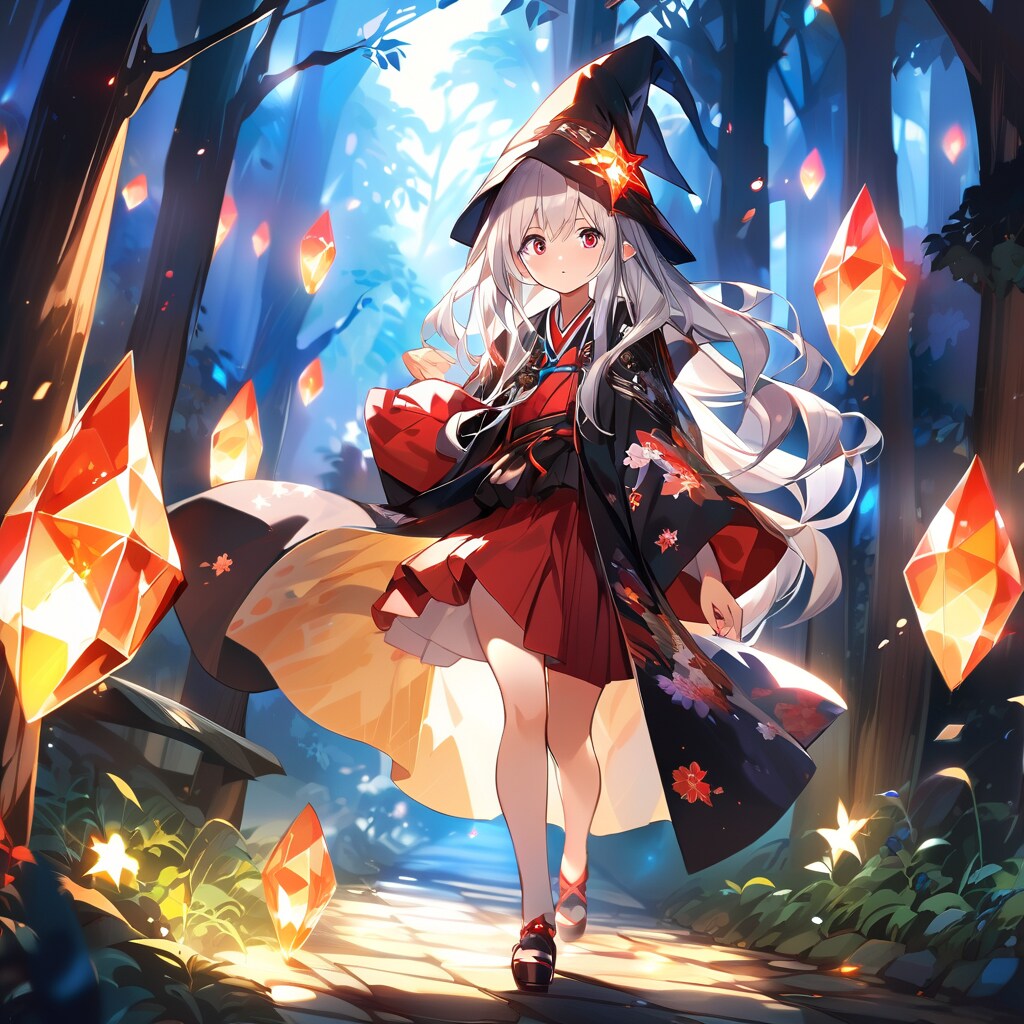 アナザーダイアモンドの巫女魔導士さんレッドダイアバージョン