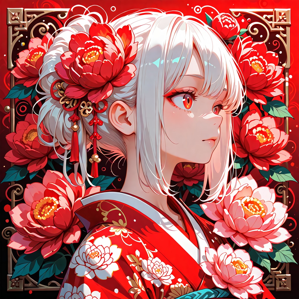 red spring flowers