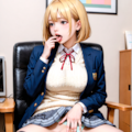 金髪だってオ〇ニーぐらいします！ 2枚目