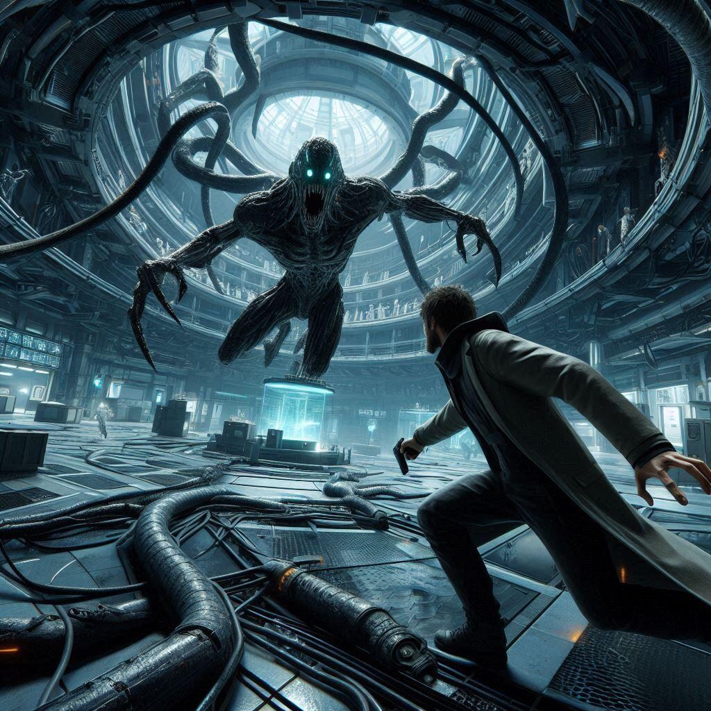 絶望の研究施設！被検体である「何か！？」が脱走！・・そのまま研究施設は何かで溢れる💦