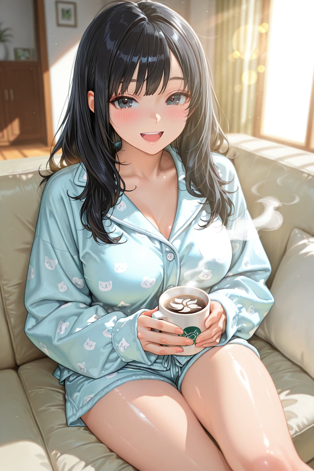 「おはよ♡」