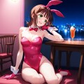 バニーはるるんと夜の港町で 2枚目