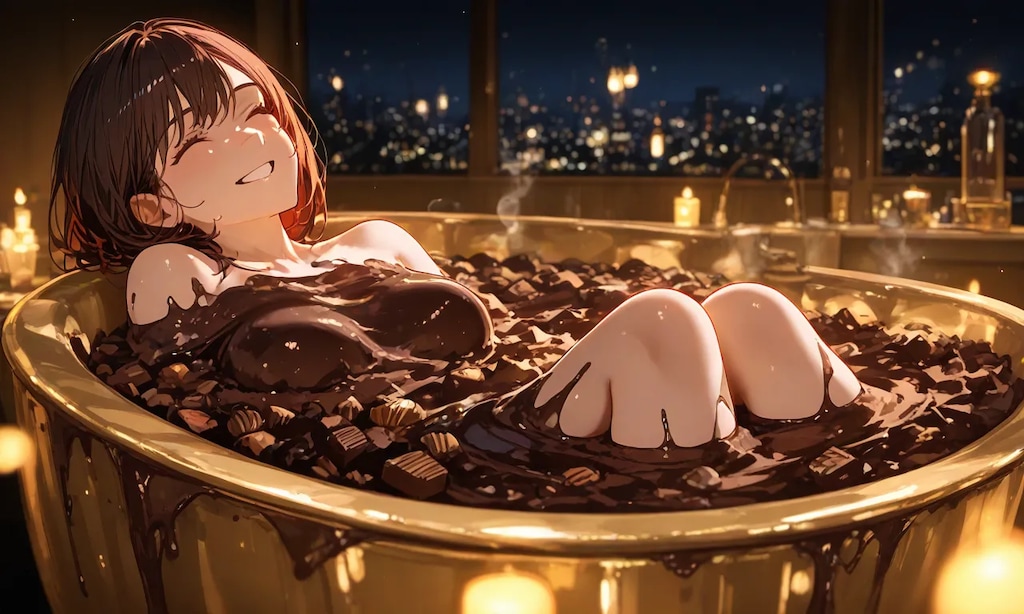 チョコレート風呂