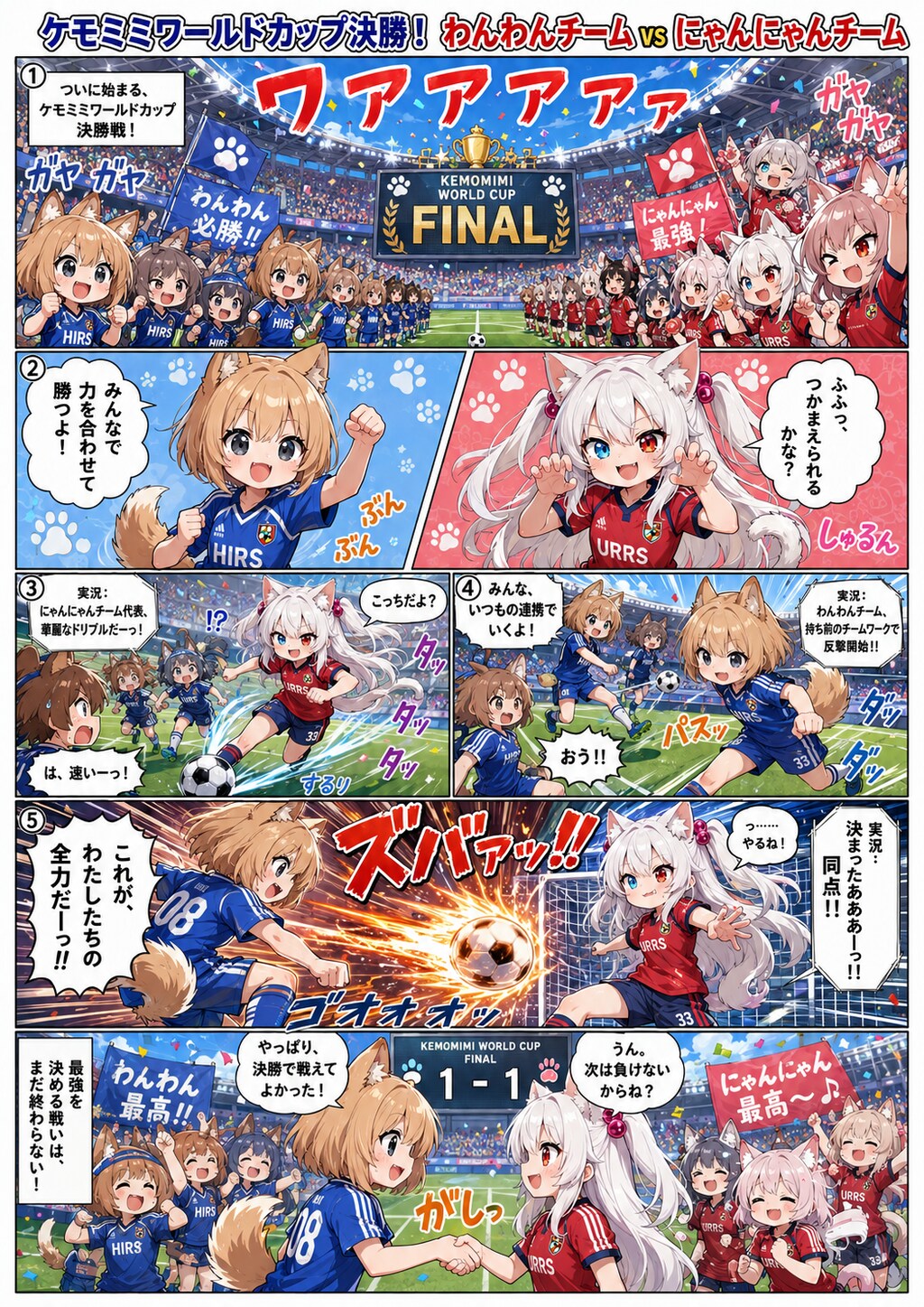 ケモミミワールドカップ決勝！