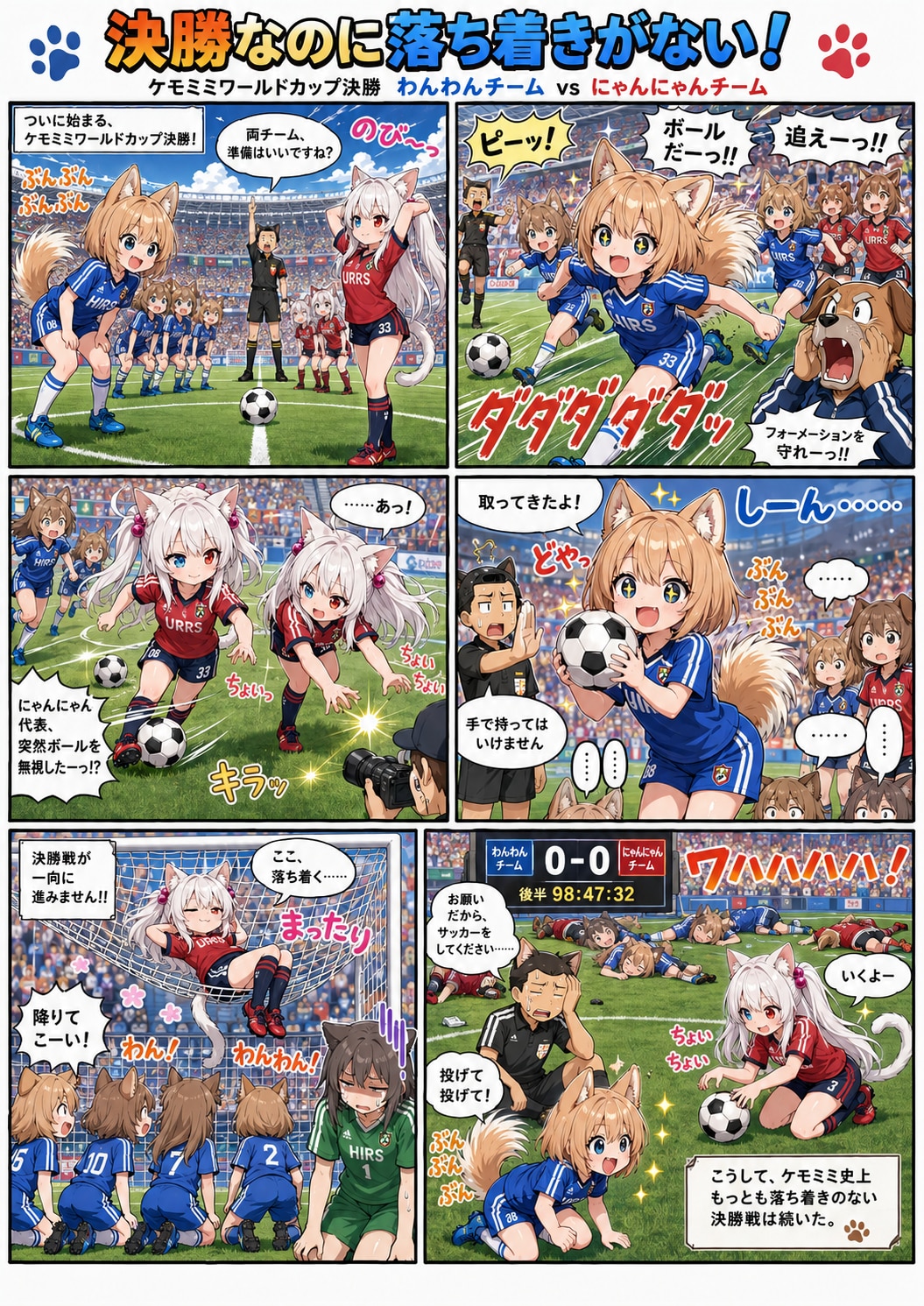 ケモミミワールドカップ決勝！